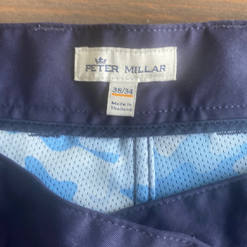 Peter Millar 38x34 Navy Blue 5 pocket pants